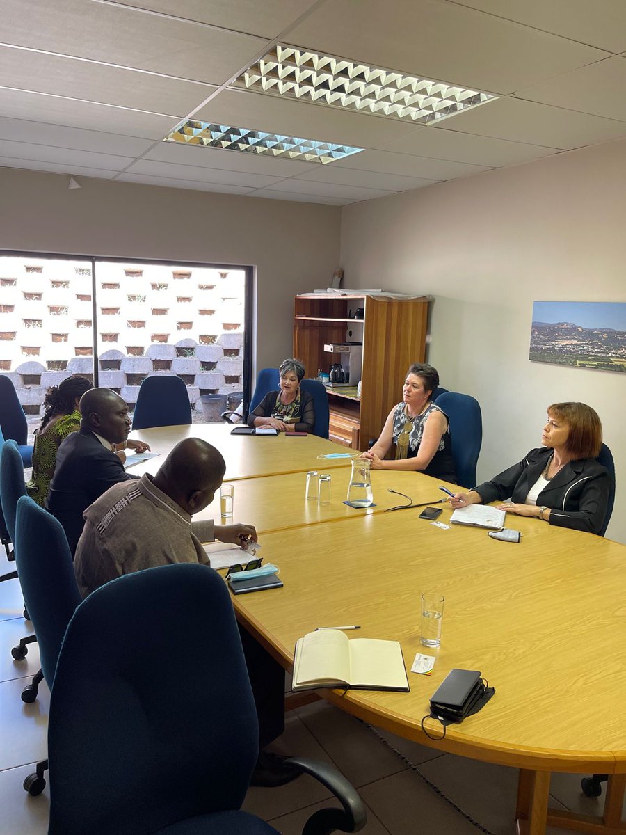 GhanaHighComSA's tweet photo. Mission's Delegation headed by H.E Charles Owiredu on 7th April 2022 met with the President of Kruger Lowveld Chamber of Business and Tourism (KLCBT), Sandra Jacobs and her team in the city of Mbombela in Mpumalanga. https://t.co/J1XkLEAHin