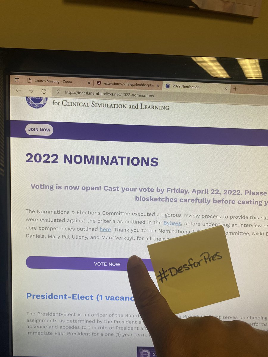 Desiree A Diaz (@decafwithdiaz) on Twitter photo Ok my friends- Voting is open- There are many good candidates- People should get to the polls! We are only as strong as our org! Please let everyone in Sim know to go VOTE! The link was sent by INACSL in an email. I appreciate your consideration #Desforpres <a href="/INACSL/">INACSL</a> <a href="/SSHorg/">Society for Simulation in Healthcare</a> Ok my friends- Voting is open- There are many good candidates- People should get to the polls! We are only as strong as our org! Please let everyone in Sim know to go VOTE! The link was sent by INACSL in an email. I appreciate your consideration #Desforpres <a href="/INACSL/">INACSL</a> <a href="/SSHorg/">Society for Simulation in Healthcare</a>