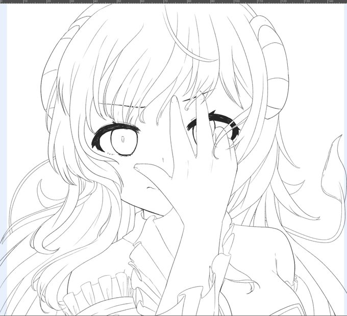 まちカドまぞくの二期開始に間に合わなかったけどあきらめないでシャミ子描きます
シャミ子はかわいいんだよ
 #まちカドまぞく 