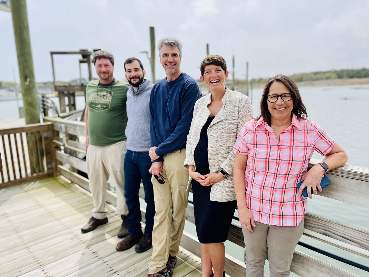 ProfJimRyan's tweet photo. As part of our weekly staff appreciation visits, we ventured outside of Charlottesville to recognize and appreciate our incredible @UVA Coastal Research Center staff in Cape Charles, VA. https://t.co/RqLdceZhVK
