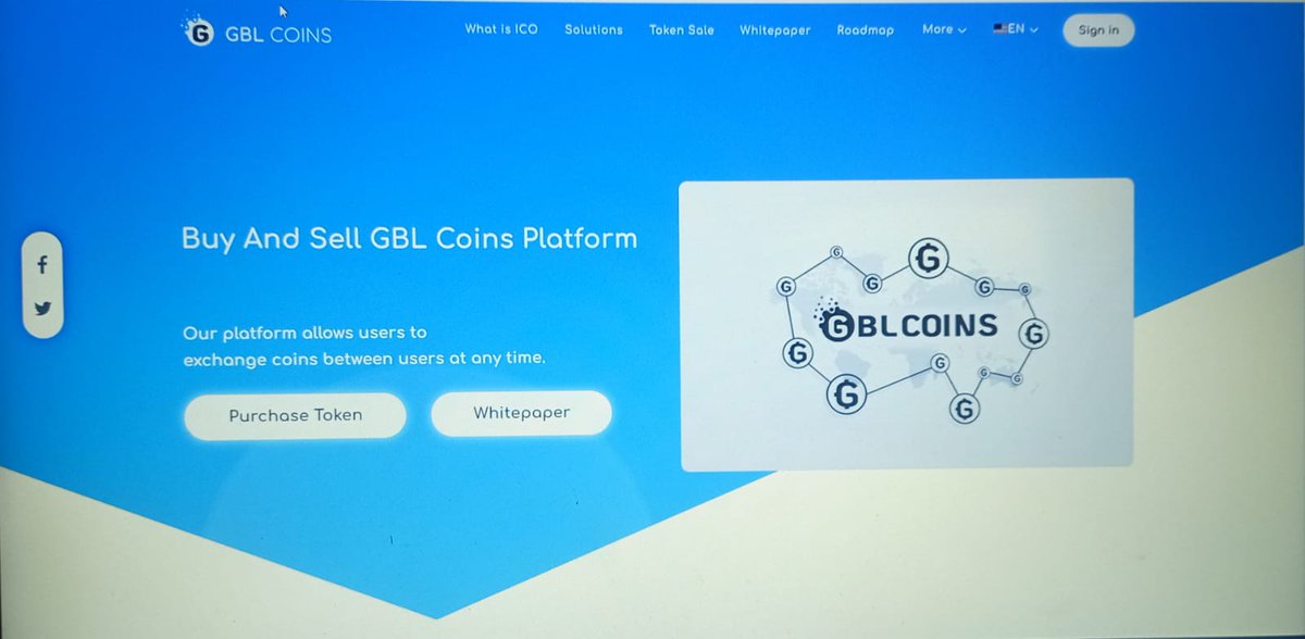 gblcoins's tweet photo. Hey Friends.....First Look of ICO Page https://t.co/N0S7OfFeXm