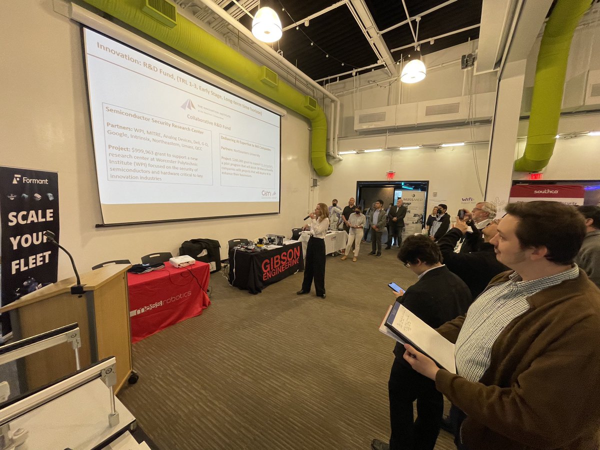 MassRobotics's tweet photo. Thank you everyone for joining our first #ROBOSOURCE yesterday! Here are some pictures from the event🤖 https://t.co/0P49YwlboG