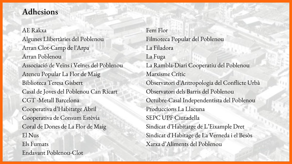 SHabitatgeP9's tweet photo. Dia rere dia, @interiorcat
ens demostra que #NoHiCapLaVidaEnElSeuMón 

➡️Per això exigim a @Esquerra_ERC #ProuDispositiusenHabitatge de la mà dels col·lectius del barri. 

Llegiu i adheriu-vos al comunicat!
👇👇👇
https://t.co/ejYT5PWyj7

Visca la lluita de la classe obrera! 🧡🖤 https://t.co/TyP1ejckFv