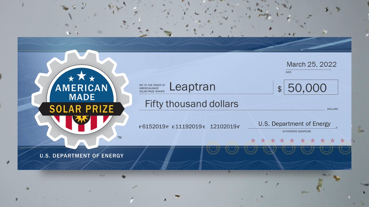 AMCprizes's tweet photo. The Leaptran Team from San Antonio, TX, one of the #SolarForecasting Prize winners, used crowd-sourced weather data & algorithms to achieve intra-day and days-ahead #solar #forecasting. Learn more about their plan: https://t.co/VG9PCdrQJE https://t.co/mVoiPx9bIT