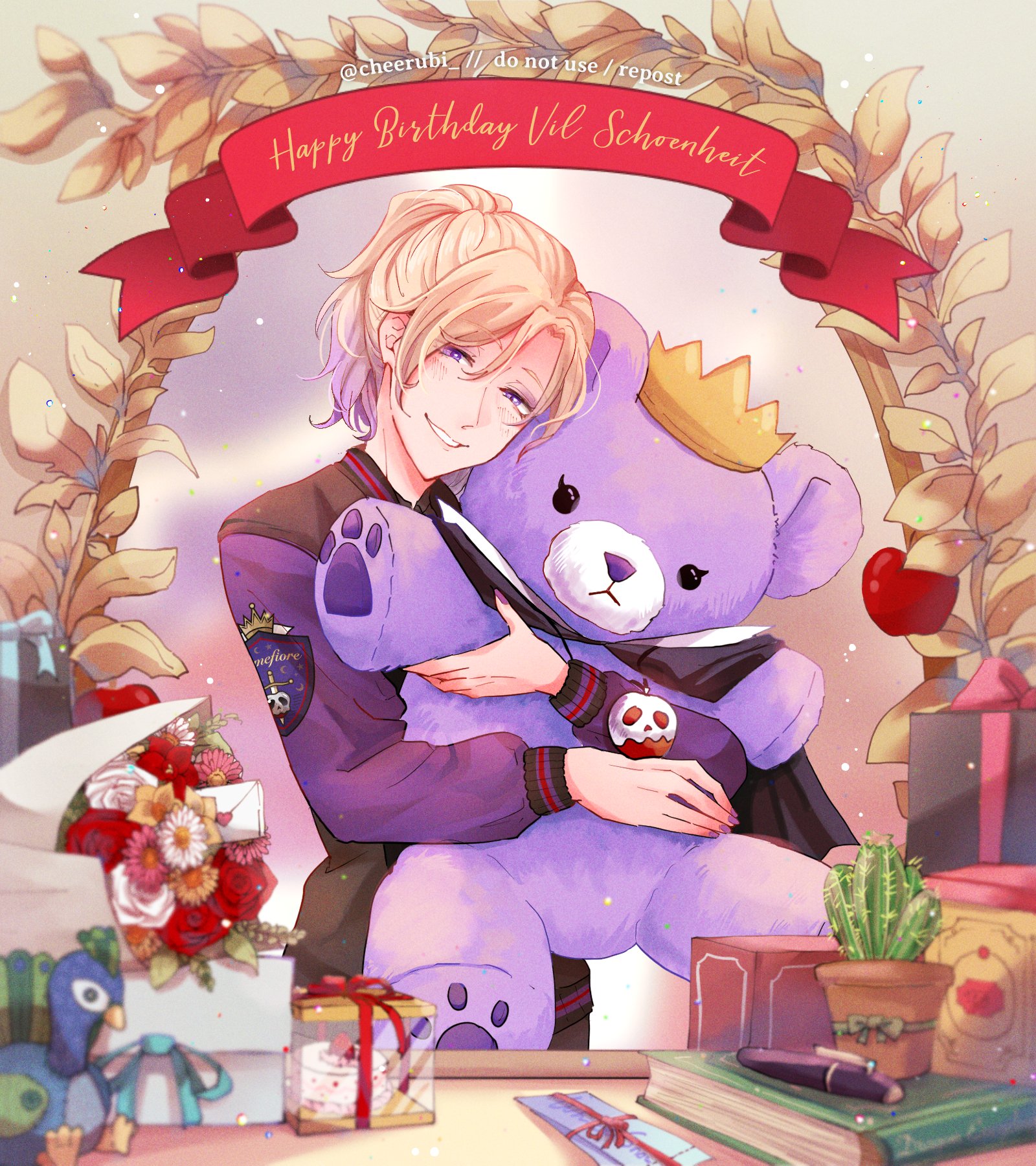 Cheer May You Shine Brighter Than Any Jewels In The World ヴィル シェーンハイト誕生祭22 ヴィル シェーンハイト生誕祭22 T Co 0fernep3jt Twitter