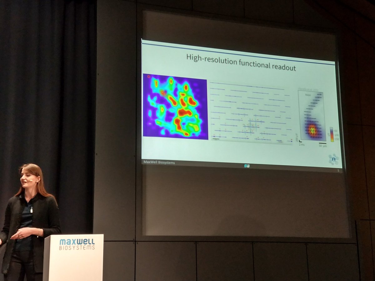 janm101's tweet image. @martinaelenadg is giving an awesome presentation about functional characterization of retinae. Super exciting to see the science enabled by #maxone #maxtwo @mxwbio 
#neuronalnetworksummit2022
