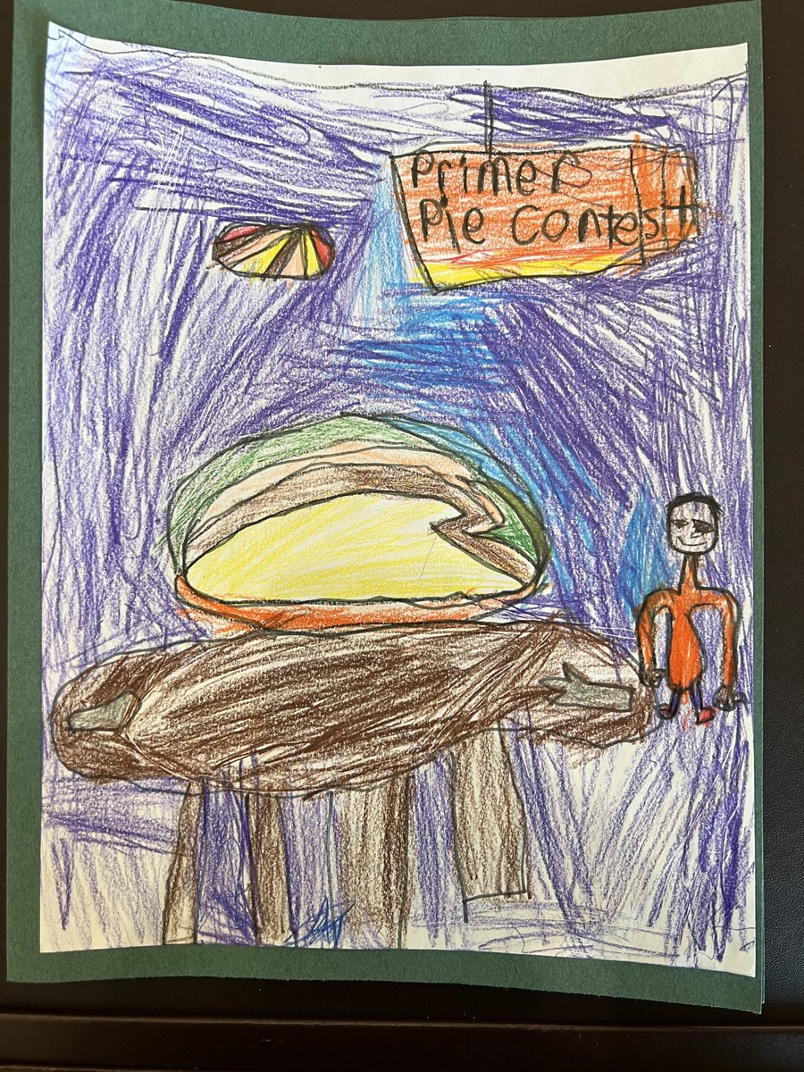 My invitation to the Primer Pie Contest has arrived! Maybe my favorite day of the year! Thanks to our fabulous Primer students for including me as a judge!