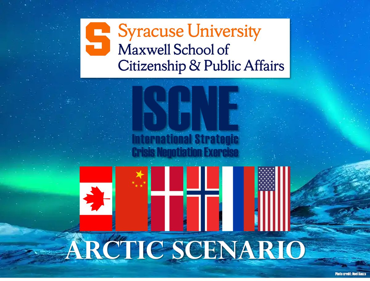 Int'l Strategic Crisis Negotiation Exercise (@iscne_usawc) on Twitter photo Getting ready to kick off our biennial <a href="/MaxwellSU/">Maxwell School</a> ISCNE. It's great to be back in the Salt City and home of the Orange!
#MaxwellSchool #ISCNE #USAWC Getting ready to kick off our biennial <a href="/MaxwellSU/">Maxwell School</a> ISCNE. It's great to be back in the Salt City and home of the Orange!
#MaxwellSchool #ISCNE #USAWC