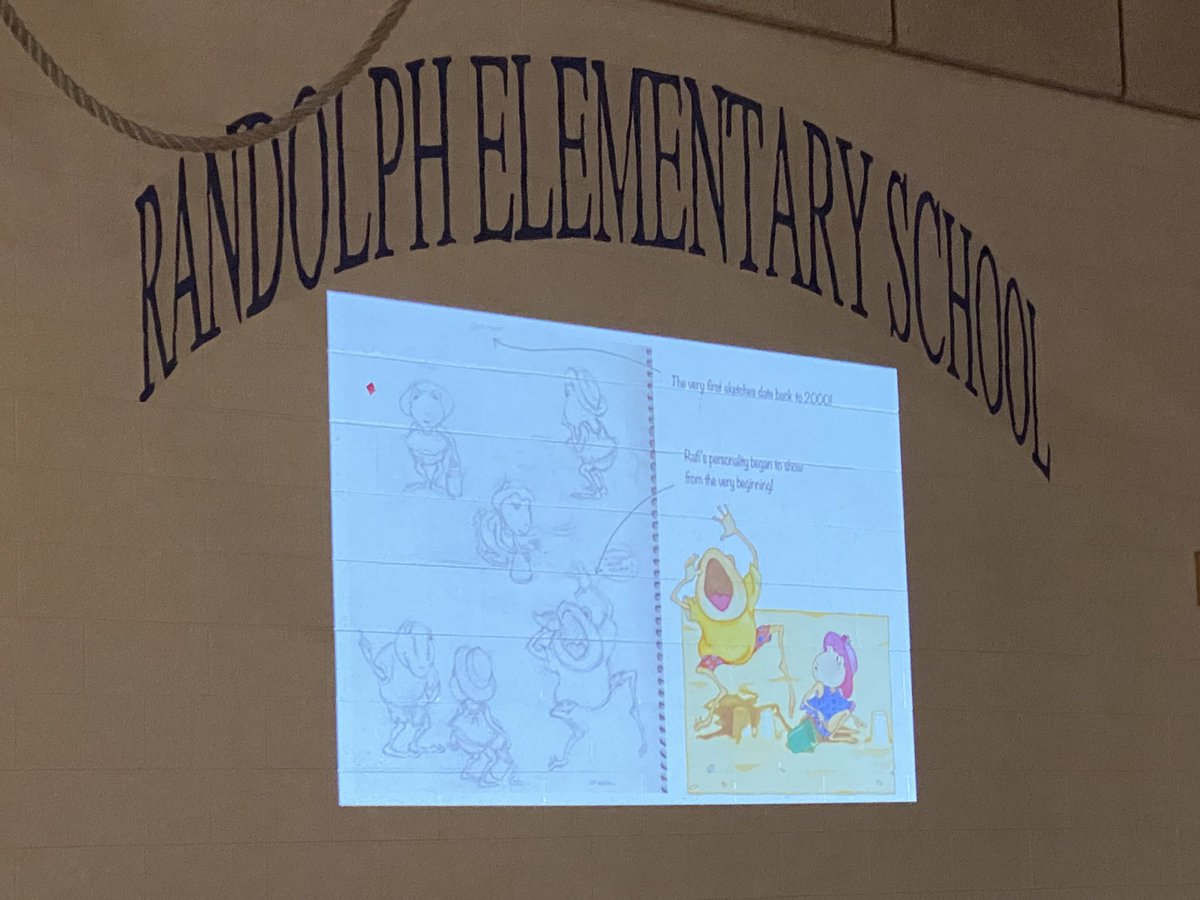 MrsKowalevicz's tweet photo. . @RandolphStars first graders loved our visit with @LuluDelacre this morning!📚🤗 #APSisAwesome @LibraryRandolph #RandolphReads #ArlingtonReads #FunInFirst https://t.co/6FFSoxxAhn