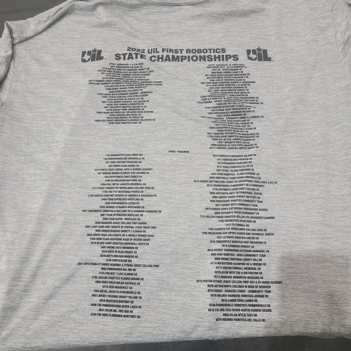 1255blarglefish's tweet image. Check out the state Champs swag you can buy from @teamip. Hats are 25, white hoodie is 67, black or gray hoodie are 70, short sleeve shirts range from 25 to 33 long sleeve  shirts 32 to 40. They have other things too located outside hall B. #omgrobots @FRCTeams