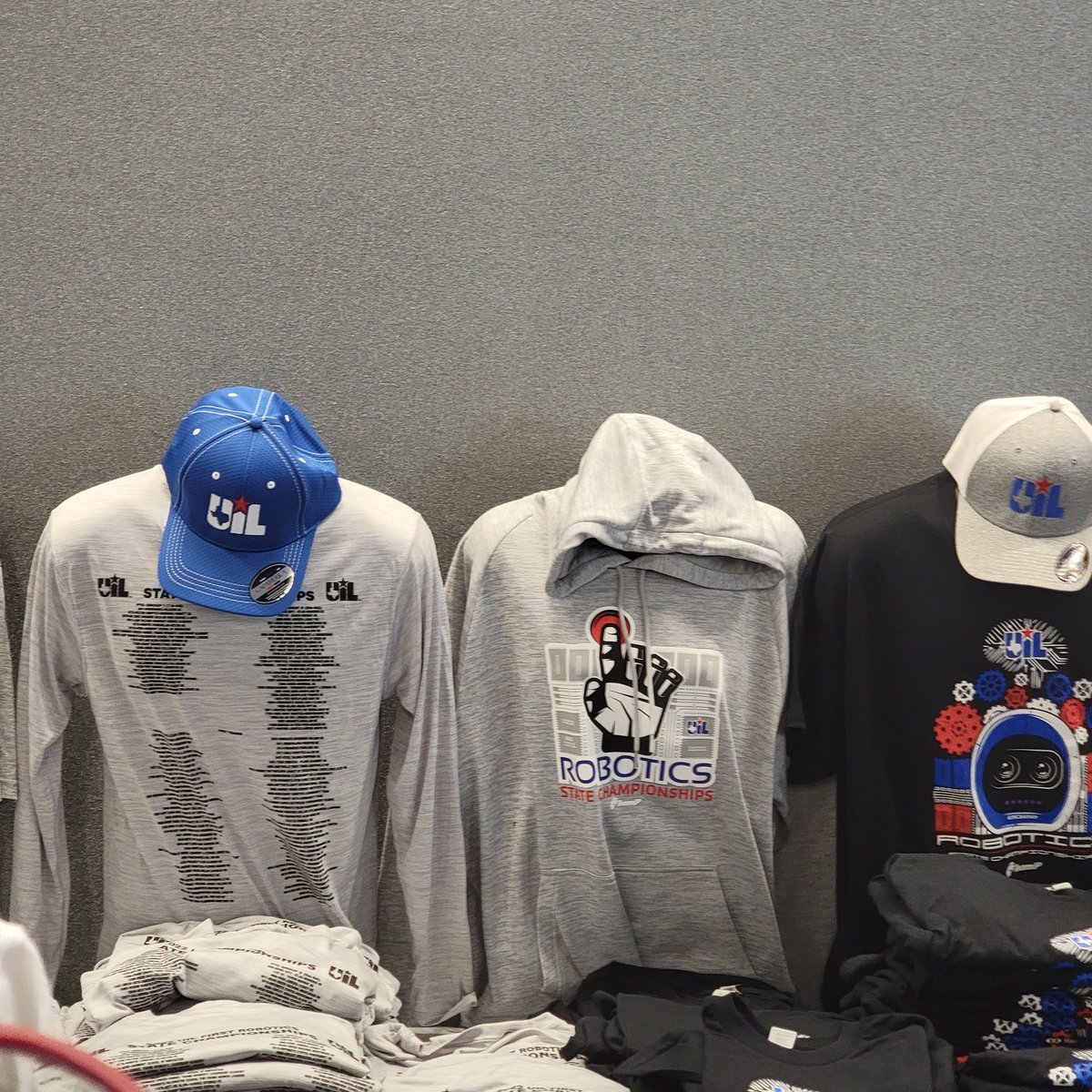 1255blarglefish's tweet image. Check out the state Champs swag you can buy from @teamip. Hats are 25, white hoodie is 67, black or gray hoodie are 70, short sleeve shirts range from 25 to 33 long sleeve  shirts 32 to 40. They have other things too located outside hall B. #omgrobots @FRCTeams