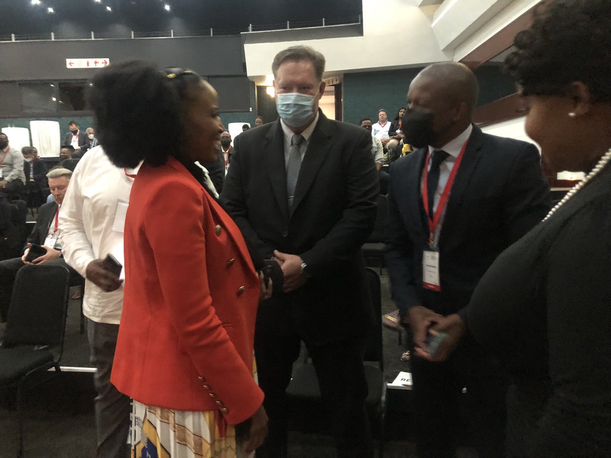 CityofJoburgZA's tweet photo. Executive Mayor @mphophalatse1 mingling with the  construction industry players &amp;representatives at the launch of The Big 5 Construct Southern Africa expo #JoburgFutureInfraDrive #JoburgProjects #TheBig5ConstructSA ^NB https://t.co/tVdvN71gR2
