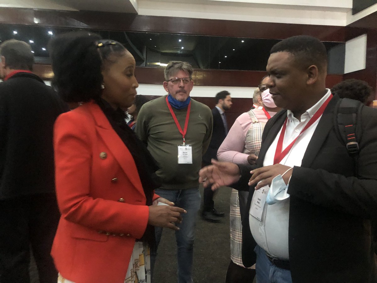 CityofJoburgZA's tweet photo. Executive Mayor @mphophalatse1 mingling with the  construction industry players &amp;representatives at the launch of The Big 5 Construct Southern Africa expo #JoburgFutureInfraDrive #JoburgProjects #TheBig5ConstructSA ^NB https://t.co/tVdvN71gR2