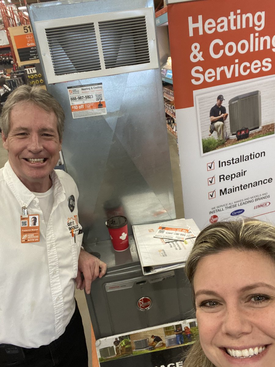 Great day with Fred from SGI for training store team & driving HVAC leads at 3801!! @DorthanalL