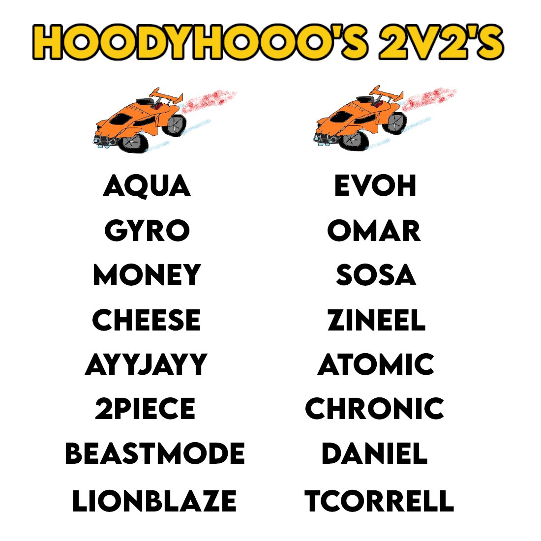 Hoodyhooo's tweet photo. 🚨Introducing the competitors🚨

We got @BassFromThePast joining me in the booth for this incredibly stacked event!

We'll also have !DROPS on for the event! 

- Sat &amp; Sun @ 6 pm eastern time
- Single elim - bo7s
- Prize pool $1,500 + donations (received $1k donation already 🤯) https://t.co/01DnMLLB1j