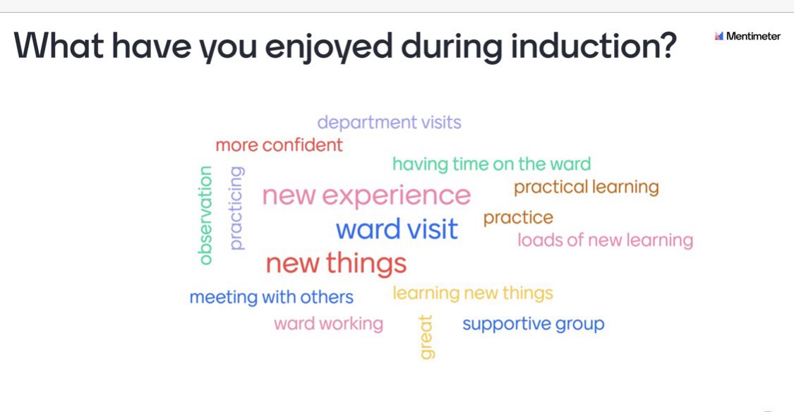 End of induction for this cohort. Great to see that they are feeling more confident and have given great feedback about the new programme. Sad I couldn’t be there for their last day but will see them soon in their new wards <a href="/ClareGmai/">Clare</a> <a href="/anita_esser/">Anita Esser</a>