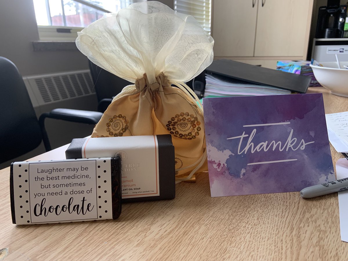 When you know your boss thinks of your well being and appreciates your work…Thank you ⁦<a href="/buildershe/">Sheila Builder</a>⁩ for being such supportive leader and colleague.