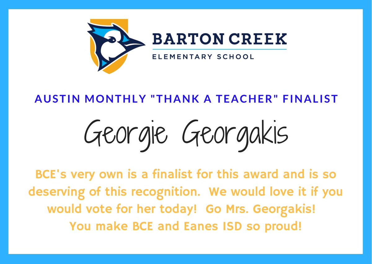 Barton Creek ES tweet media