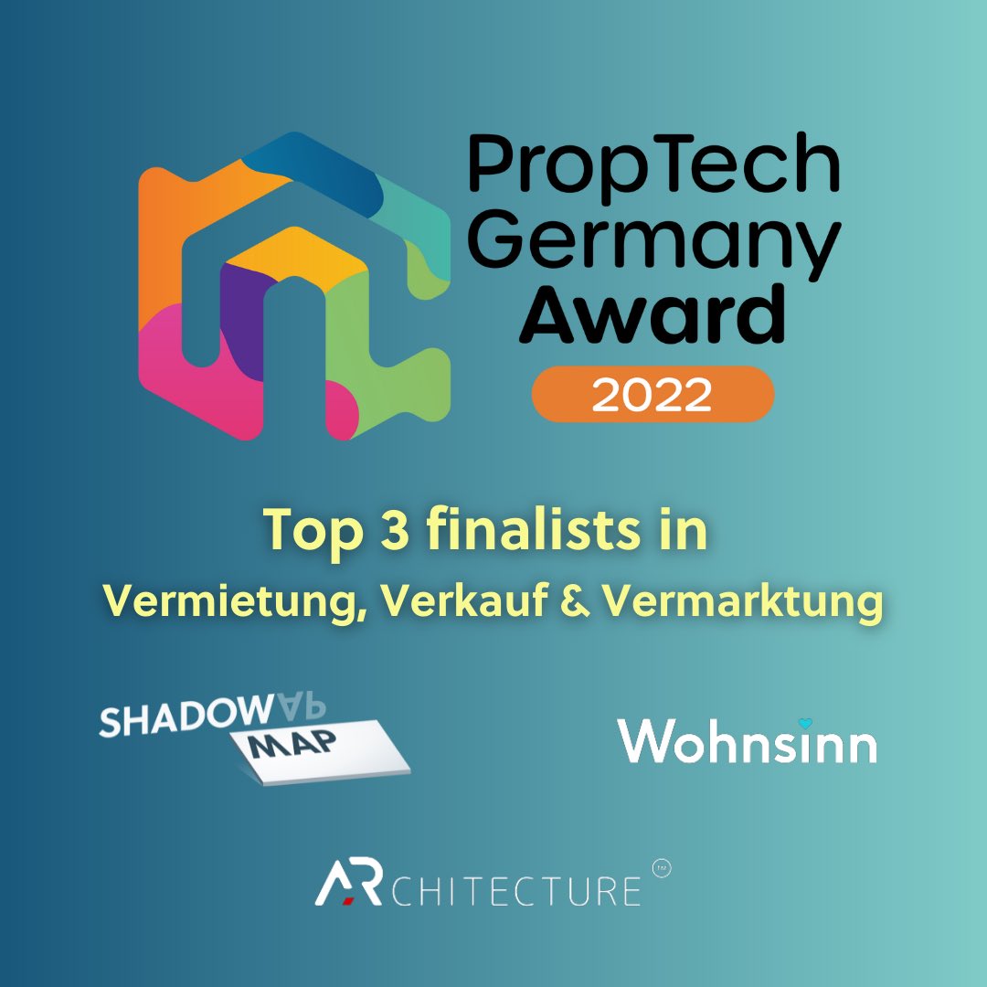shadowmap_org's tweet photo. Shadowmap made it to the top 3! 🥳 Congratulations to the winner @Wohnsinn_com
Thank you for having us @realproptechcon & thanks to blackprint for organizing!
#realproptech #proptech #realproptechpitches #proptechiskey #rptp2022 #realestatedevelopment #3dvisualization https://t.co/p1hmhMOxJO