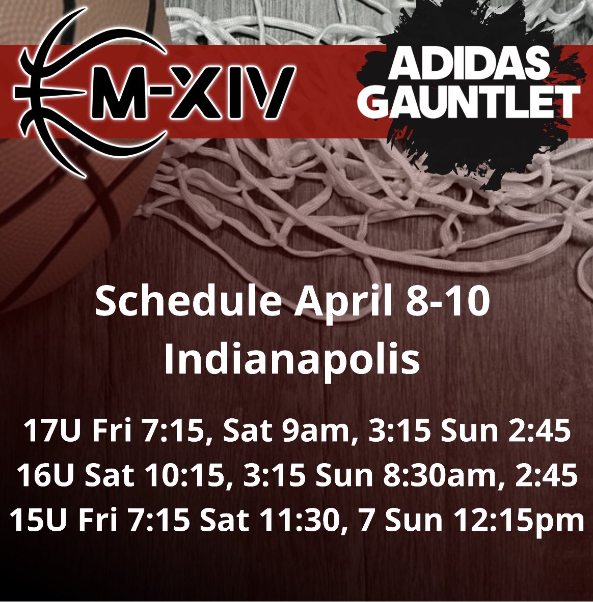 Team MXIV Boys on Twitter "👀Boys Schedule Alert👀 🎥Adidas Gauntlet 📍