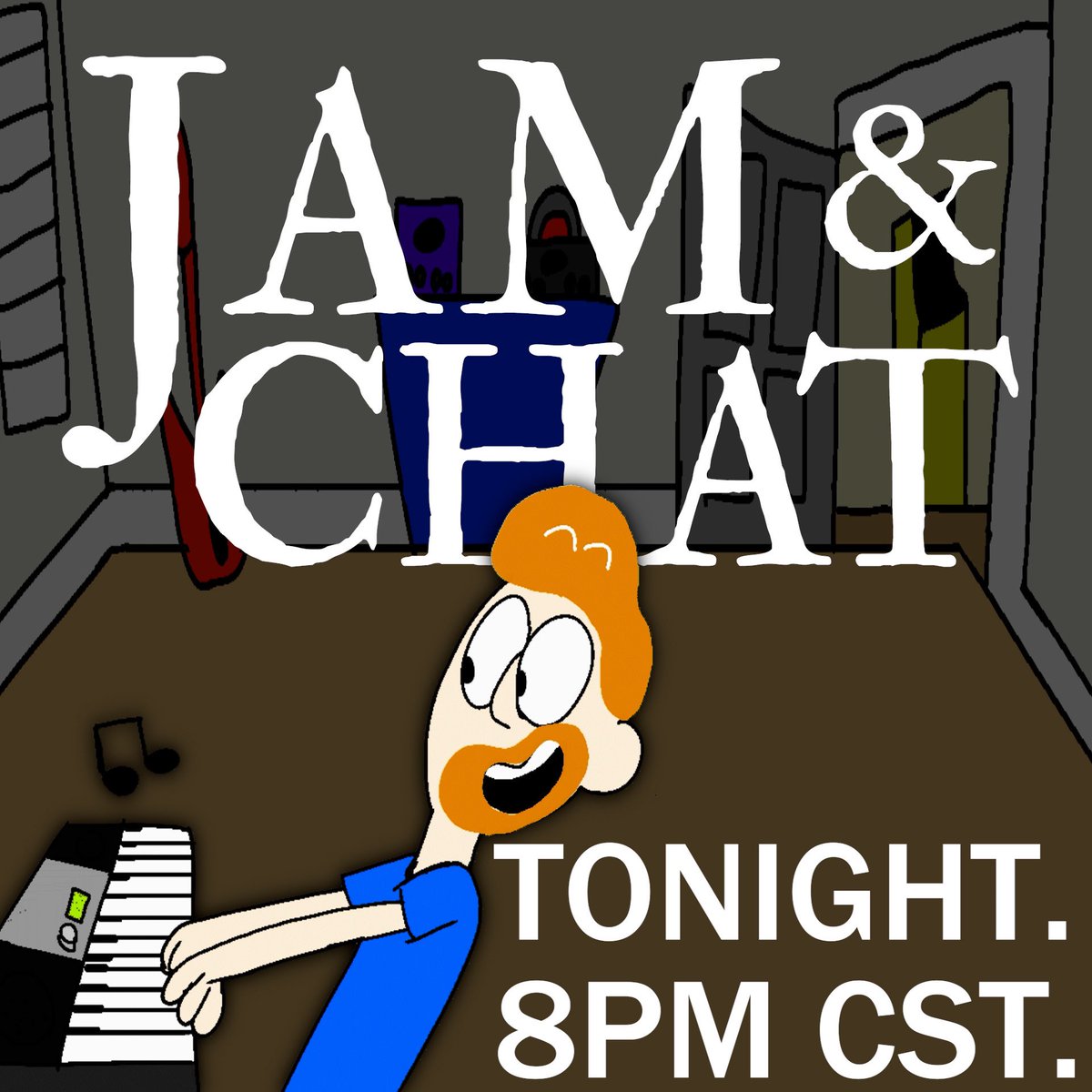 APDuquette's tweet photo. You Say It, I’ll Sing It - Funny music made up on the spot. Come join the show and give me a funny topic to make a song about! #jamchat
🔗 https://t.co/vpWkdk7WJW https://t.co/BrTsvdDVRO