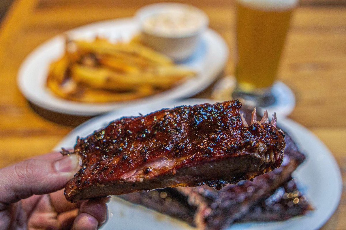 LaCabraBrewing's tweet photo. Weekend Dinner Special…

Smoked St. Louis Ribs: Double Rubbed, Sweet Heat BBQ, Fries, Coleslaw

Available after 4 pm today, while supplies last.

.
.
.

#lacabrabrewing #stlouisribs #weekendspecial #mainline #mainlinepa #mainlinefoodie #foodie #ribs https://t.co/p8hl1XGoro