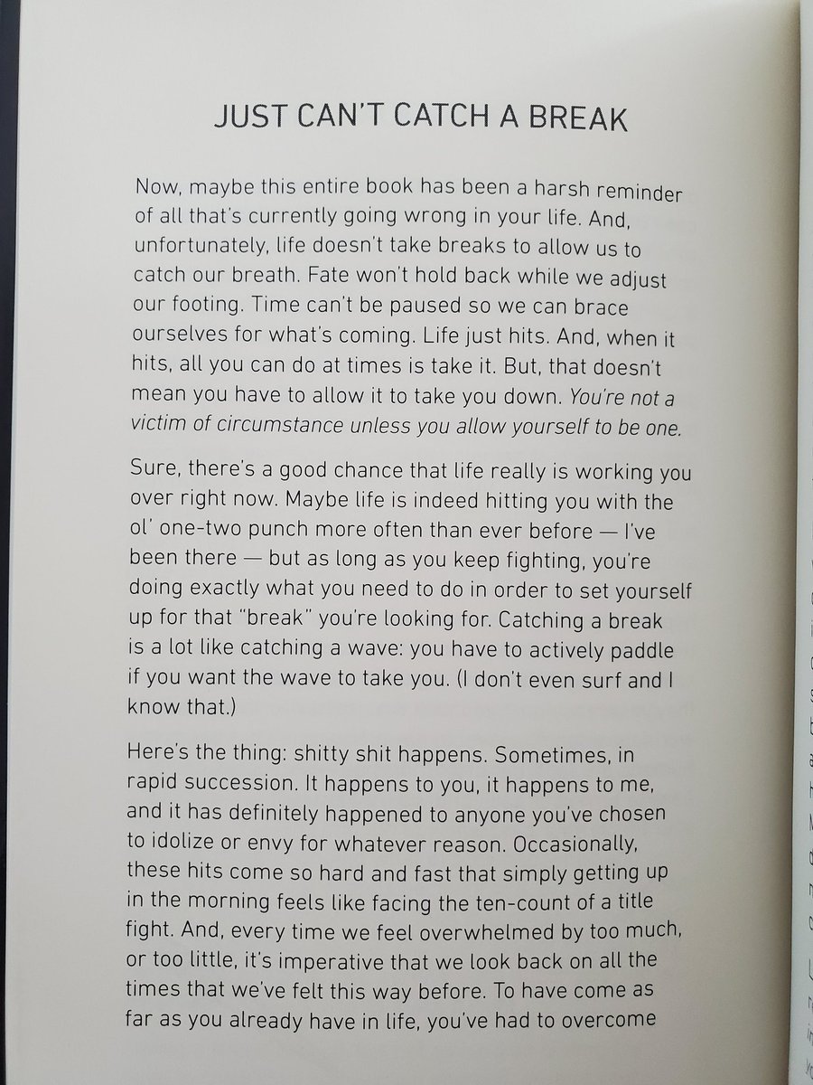sgrstk's tweet image. Whenever you feel like you "just can't catch a break," come back and read this excerpt from my book "Speech Therapy." Again and again. And, if this helps you, share it with a friend.