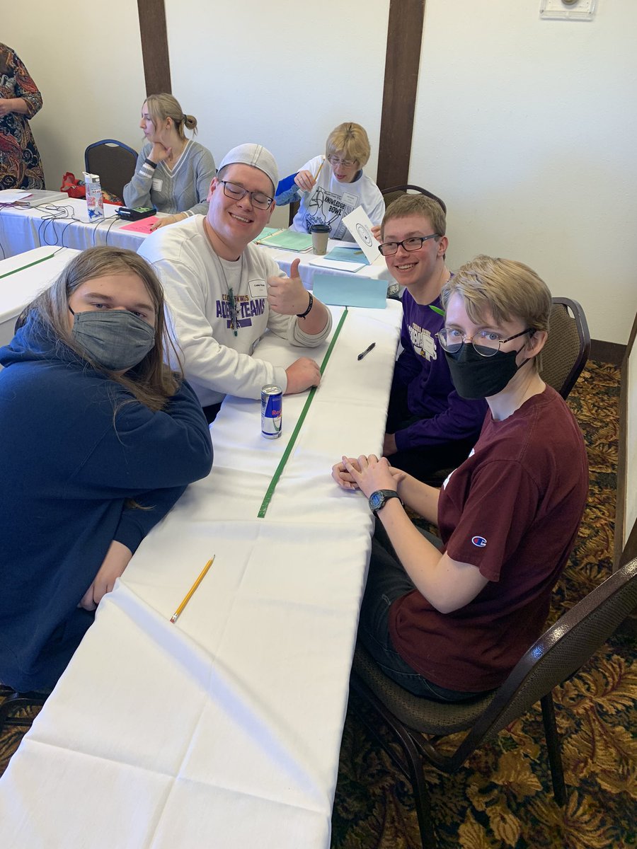 After winning our room in round 2, we are competing against Minnetonka and New Ulm in round 3! <a href="/hawksarts/">HawksArts&Activities</a>