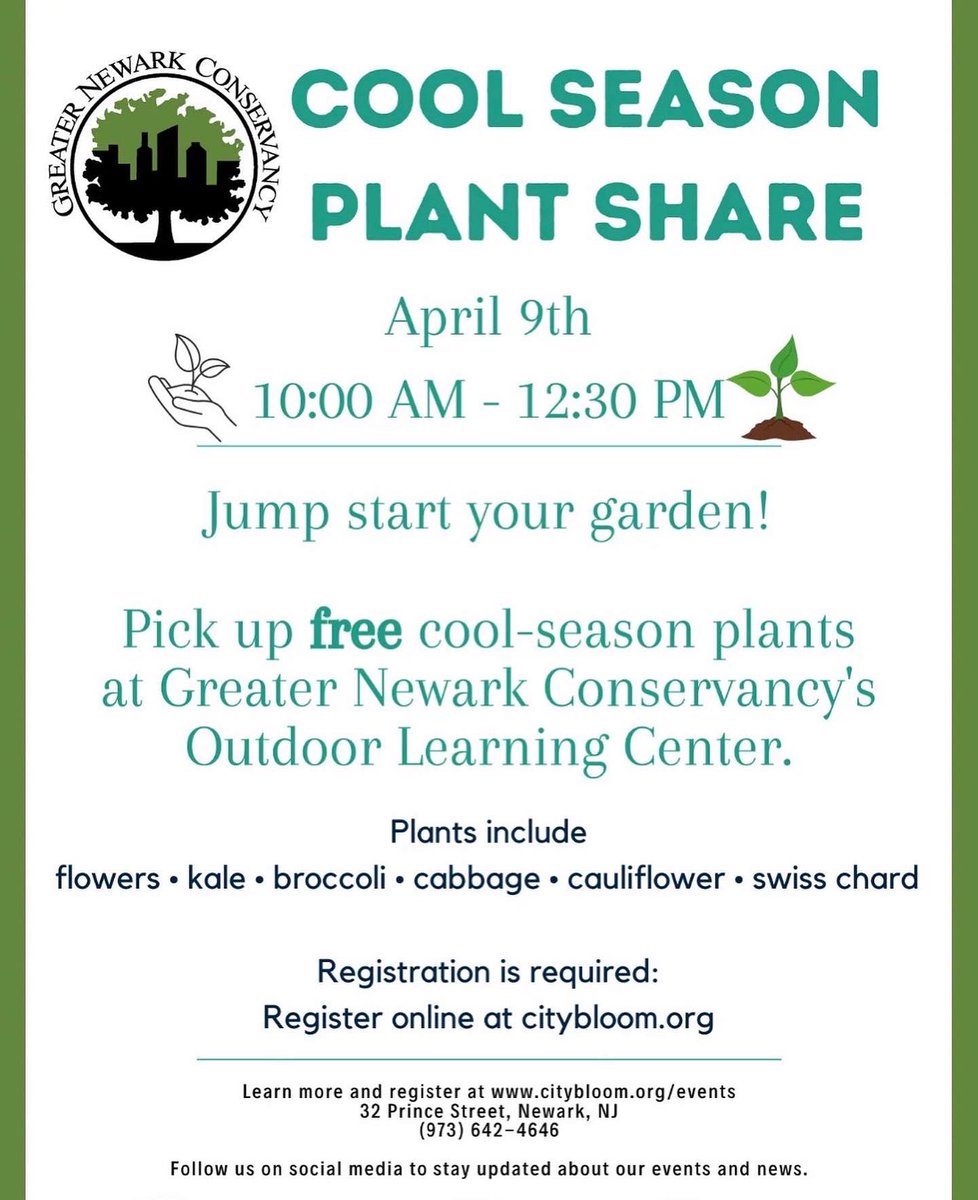 Greater Newark Conservancy (@citybloom87) on Twitter photo 