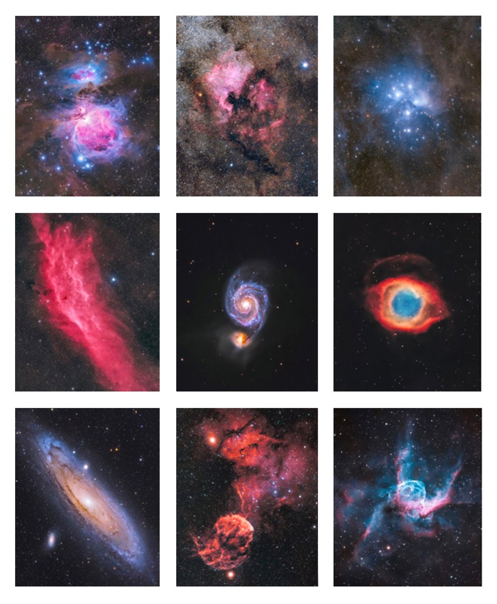 Space is staggeringly beautiful. A collection of images taken through my telescope: