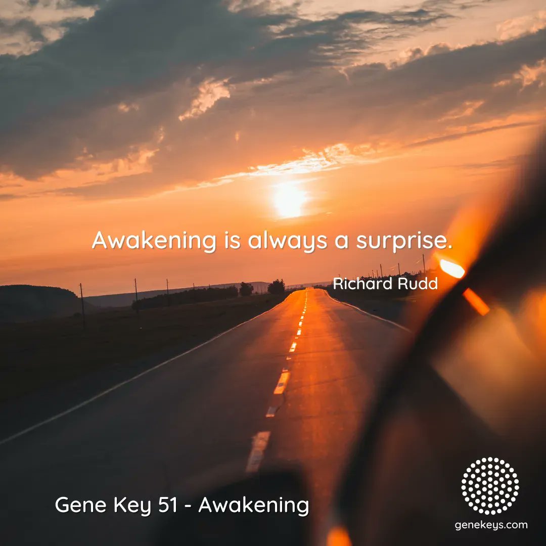 gene_keys's tweet photo. The Pulse – 5 Apr to 10 Apr – The 51st Gene Key moves from the Shadow of Agitation to the Siddhi of Awakening and it is the Way of Initiative
For more about the Gene Keys visit and subscribe to The Pulse at https://t.co/Dviu0apuuY
#genekeys #genekey51 #initiative #awakening https://t.co/mi0eqD6zWh