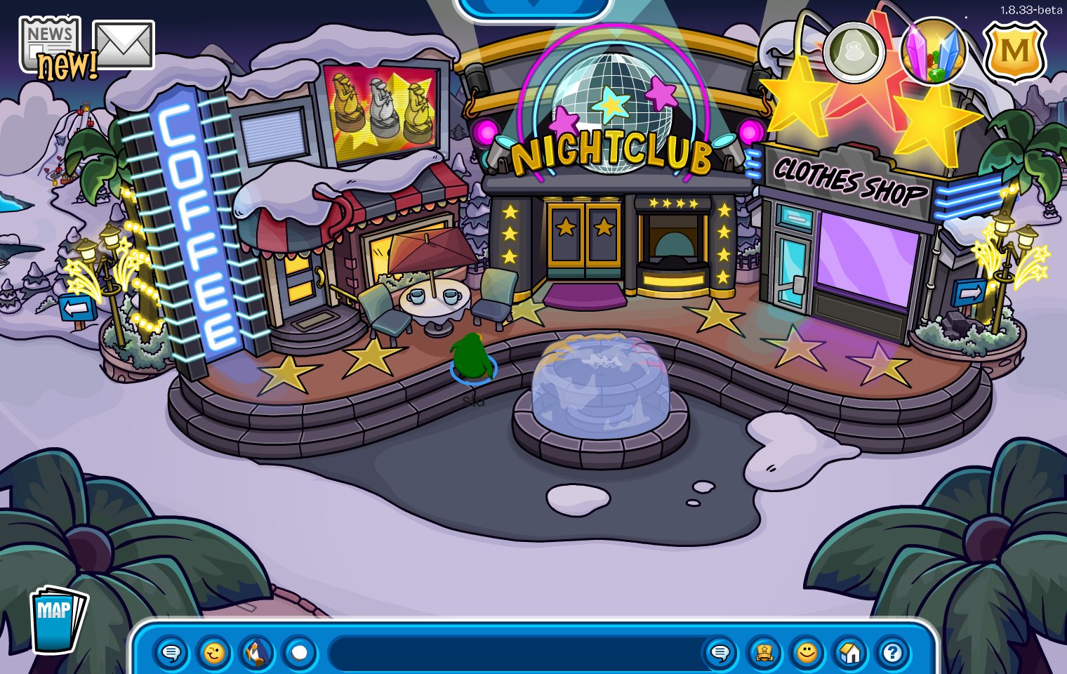 Club Penguin Rewritten on X: One of our main rooms for the upcoming  Hollywood Party! ⭐️  / X