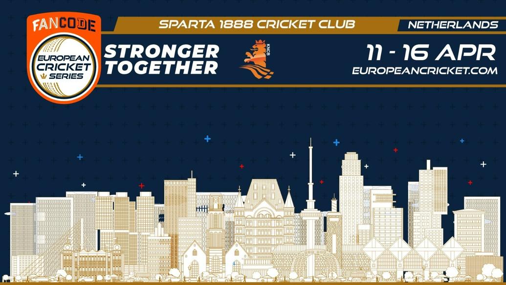 📢 | Spectaculair FanCode ECS T10 cricket keert terug in Capelle!

🗓️ 11-16 april
🏟️ <a href="/SpartaCC1888/">Sparta Cricket 1888</a> 
💻 <a href="/EuropeanCricket/">European Cricket</a> 
🏏 <a href="/KampongCC/">Kampong Cricket Club</a> | <a href="/sallandcc/">Salland Cricket Club</a> | <a href="/Pccr91/">Punjab Cricket Club</a> | <a href="/VoorburgCC/">Voorburg Cricket Club 🏏🏆</a> | <a href="/SpartaRotterdam/">Sparta Rotterdam</a> 

➡️ kncb.nl/nieuws/esc_202…