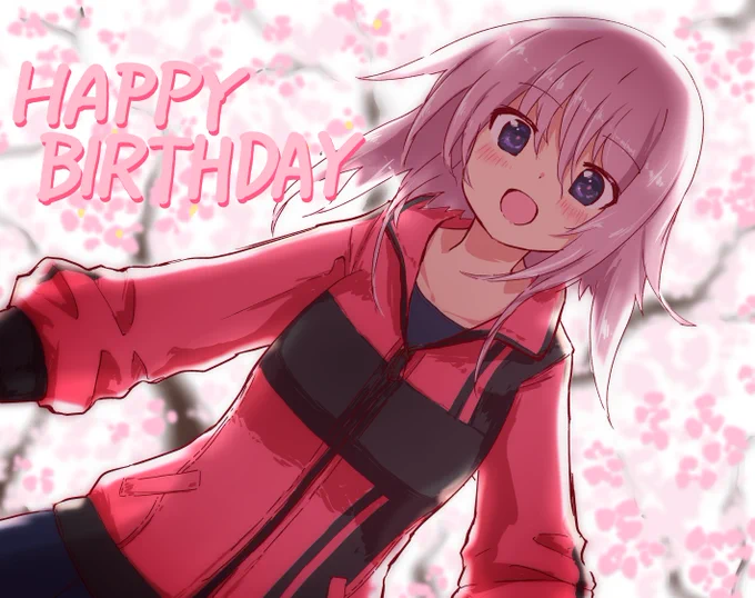 4月9日は比良坂夜露ちゃんの誕生日!🎂🎂
#比良坂夜露生誕祭 
#アリスギアお絵かき 