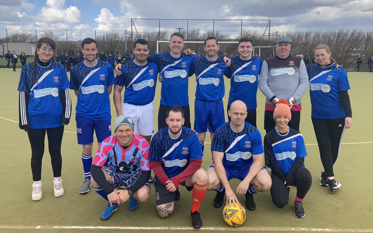 BryntirionPE's tweet photo. Great to see so many pupils watching the @BryntirionComp staff v sixth form football match today! Well played both teams. The 6th form narrowly won 2-1⚽️ https://t.co/Cvb0e3T5QG