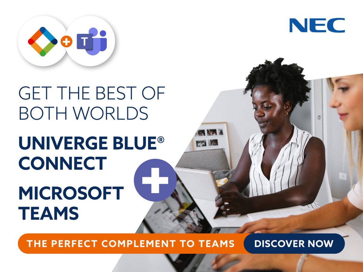 NECEnterprise's tweet photo. #NEC #UNIVERGEBLUE CONNECT now offers two fully integrated options for adding our comprehensive, cloud-based #UC solution to #MicrosoftTeams See https://t.co/8lHVel3q6h #crazysimple #hybrid #Remoteworking https://t.co/C73LjP6ZOF