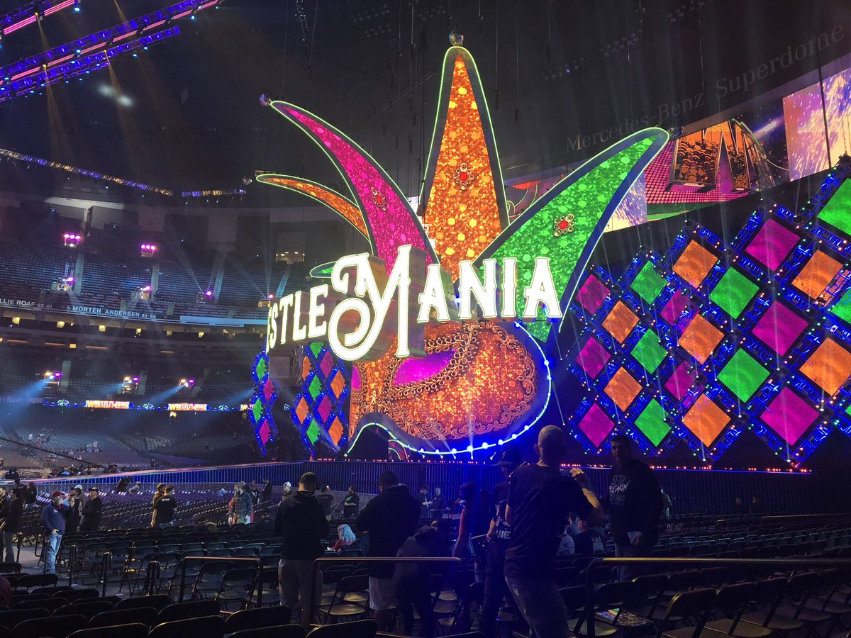 j_t_saeed's tweet photo. damn it’s already been 4 years to the day since I went to WrestleMania for the first time! truly one of the best weeks of my life 😄 https://t.co/CVh0TEha80