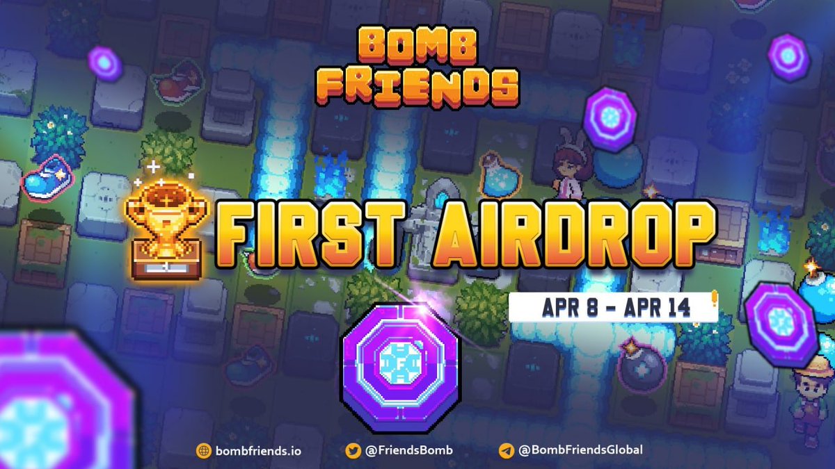 CryptoTownEU's tweet photo. 🚀 Airdrop: Bomb Friends
💰 Value: 200 $FBB
👥 Referral: 2,000 $FBB
📅 End Date: 14th April, 2022
🏦 Distribution Date: After TGE

Go to the Airdrop page
https://t.co/yfkqjtrH6l

#Airdrop #Airdrops #Crypto #Giveaway https://t.co/pVNtwTT9Hu