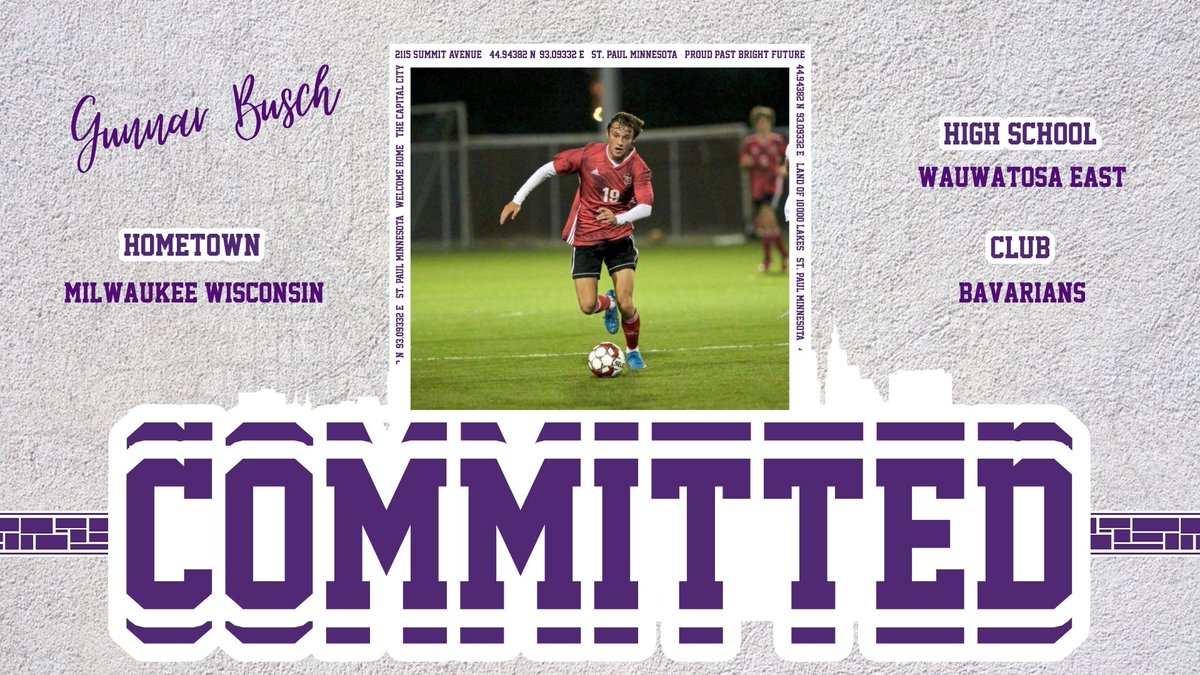 Welcome Gunnar!  <a href="/BavarianSoccer/">Bavarian United Soccer Club</a> 
#RollToms #PrideintheProcess