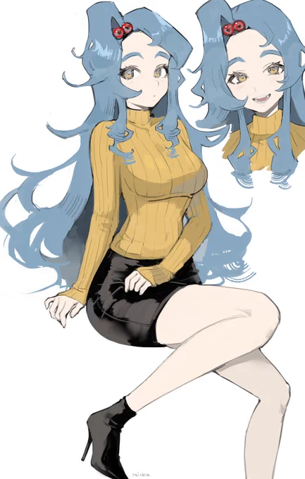 revamped my oldest oc, berry 