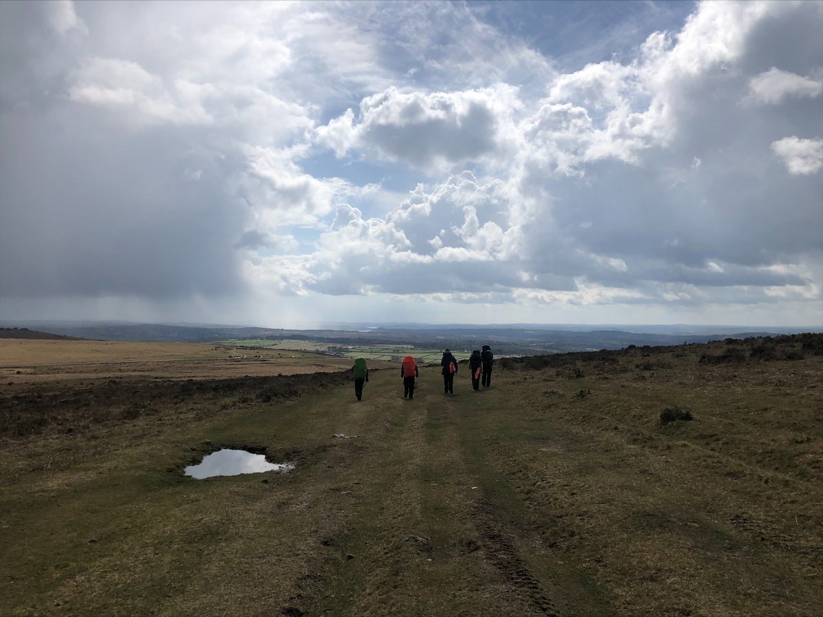 The gold Duke of Edinburgh practice expedition is underway and the sun is shining. Good luck to all the students taking part.