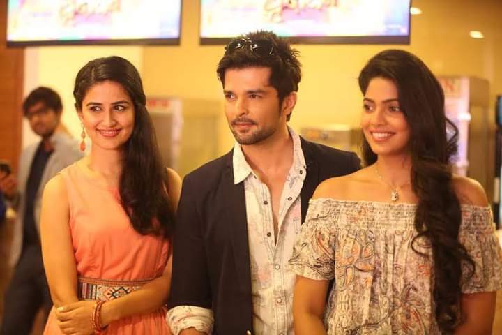 Amazing Trio Of Vrundavan... 😎❤😍  @RaQesh19 @IAmPoojaSawant @vaidehiofficial 

6YRS OF RAQESH AS KRISH 

#RaqeshBapat #PoojaSawant #VaidehiParasurami