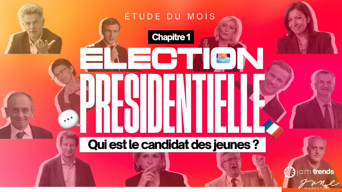 🗳 La Présidentielle 2022 vue par les 18-25 ans 🗳 (1/3)

À l'écoute de la Gen Z, Jam a voulu lui donner la parole pour connaître son opinion sur l'élection présidentielle à venir.

Découvrez les 1ers résultats : trends.hellojam.fr/etudes
#presidentielles2022 #election2022