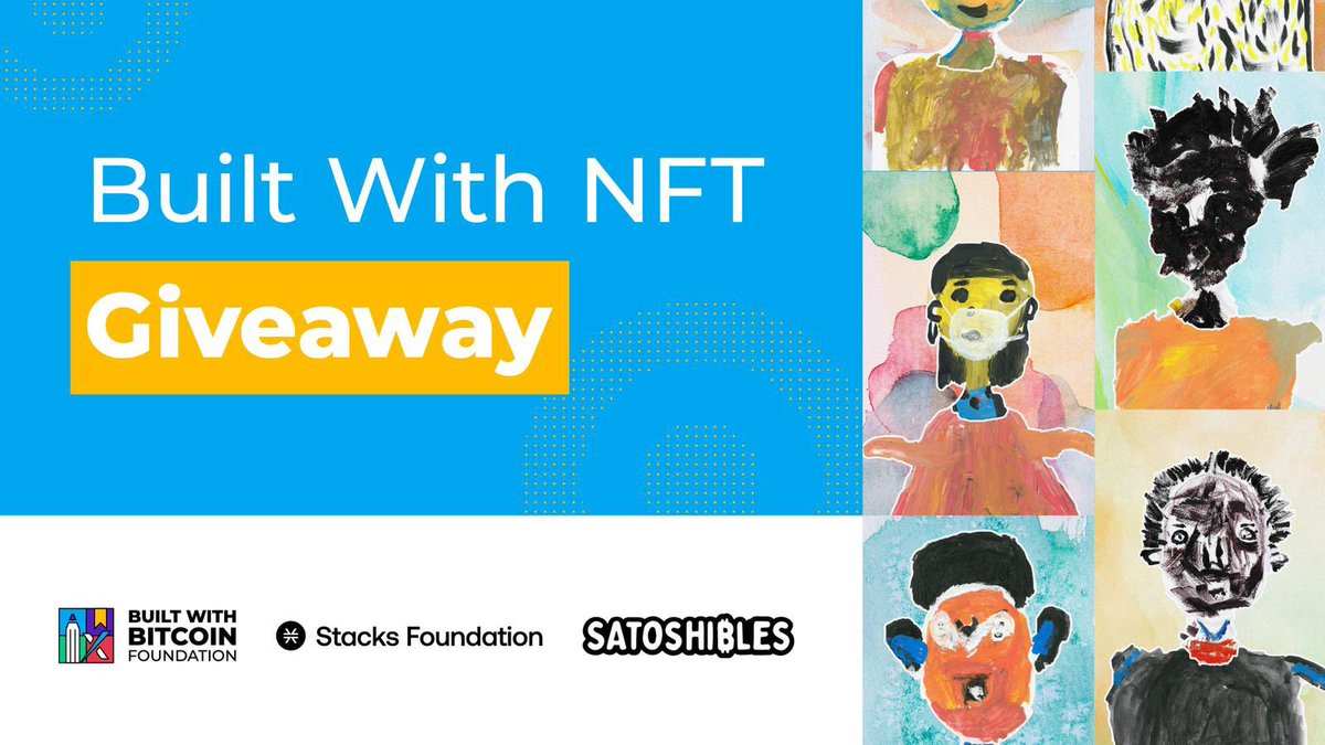 ⚡️ ICYMI: You can now buy your <a href="/BuiltWithNFT/">Built With NFT</a> with #bitcoin

🥳 To celebrate our friends <a href="/stacksorg/">Stacks Foundation 🟧</a> are giving 3 lucky people the chance to win 3 NFTs.

👉 Like, RT, and tag a friend on this tweet to enter.

📌 The contest starts on April 8 and closes on April 10 at 11:59pm ET