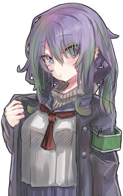 あとこれは今参加してるTRPG用にぱぱっと描いた立ち絵 