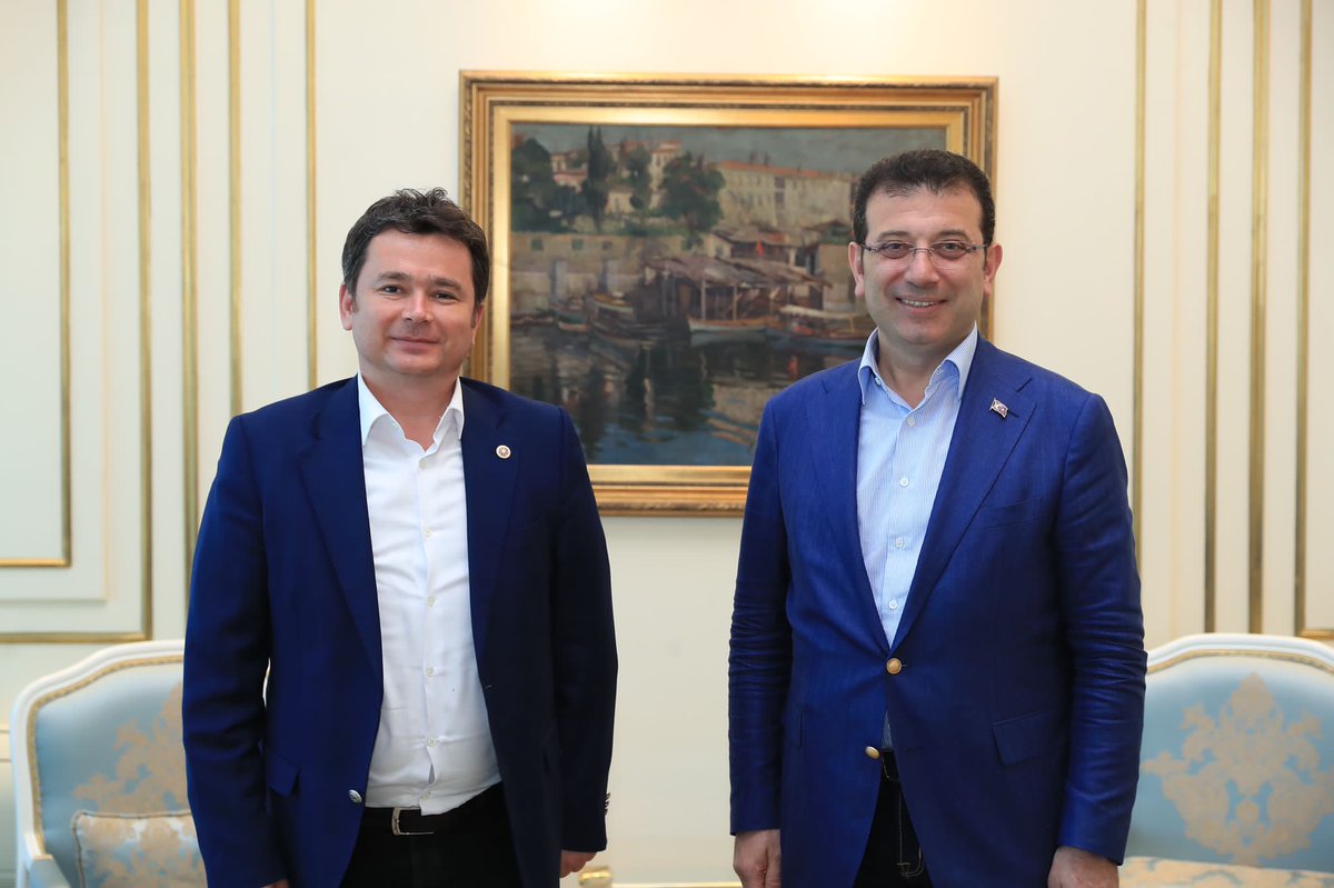 erkanecz's tweet photo. İstanbul Büyükşehir Belediye Başkanımız Ekrem İmamoğlu'nu ziyaret ettim. Kendisine misafirperverliği için teşekkür ediyorum...

@ekrem_imamoglu https://t.co/76qJqiha0S