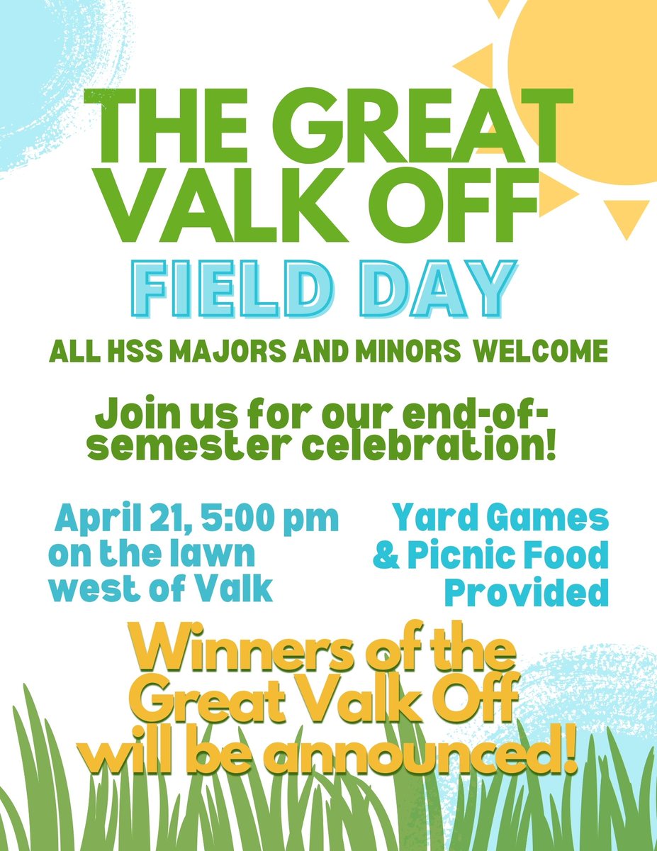 Great Valk-Off Field Day! Coming soon!