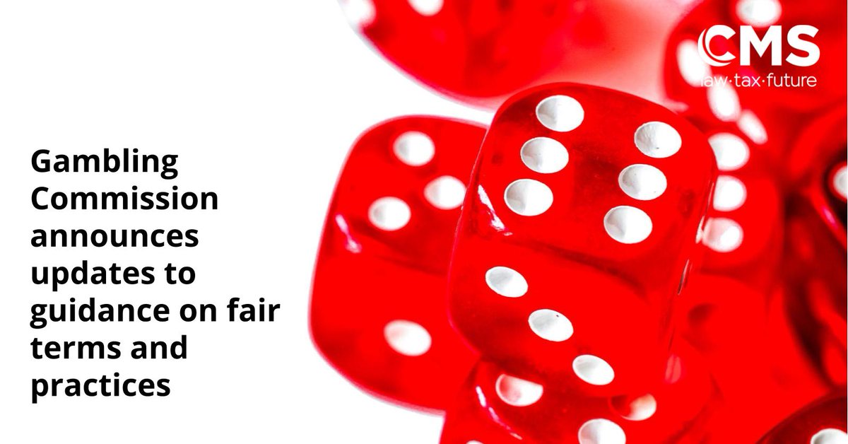 In February, the #Gambling Commission announced updates to its guidance to licensees on fair and transparent terms and practices. The updates come in the wake of discovering recent instances of licensees using potentially unfair terms. Read more: bit.ly/3um2k9Z