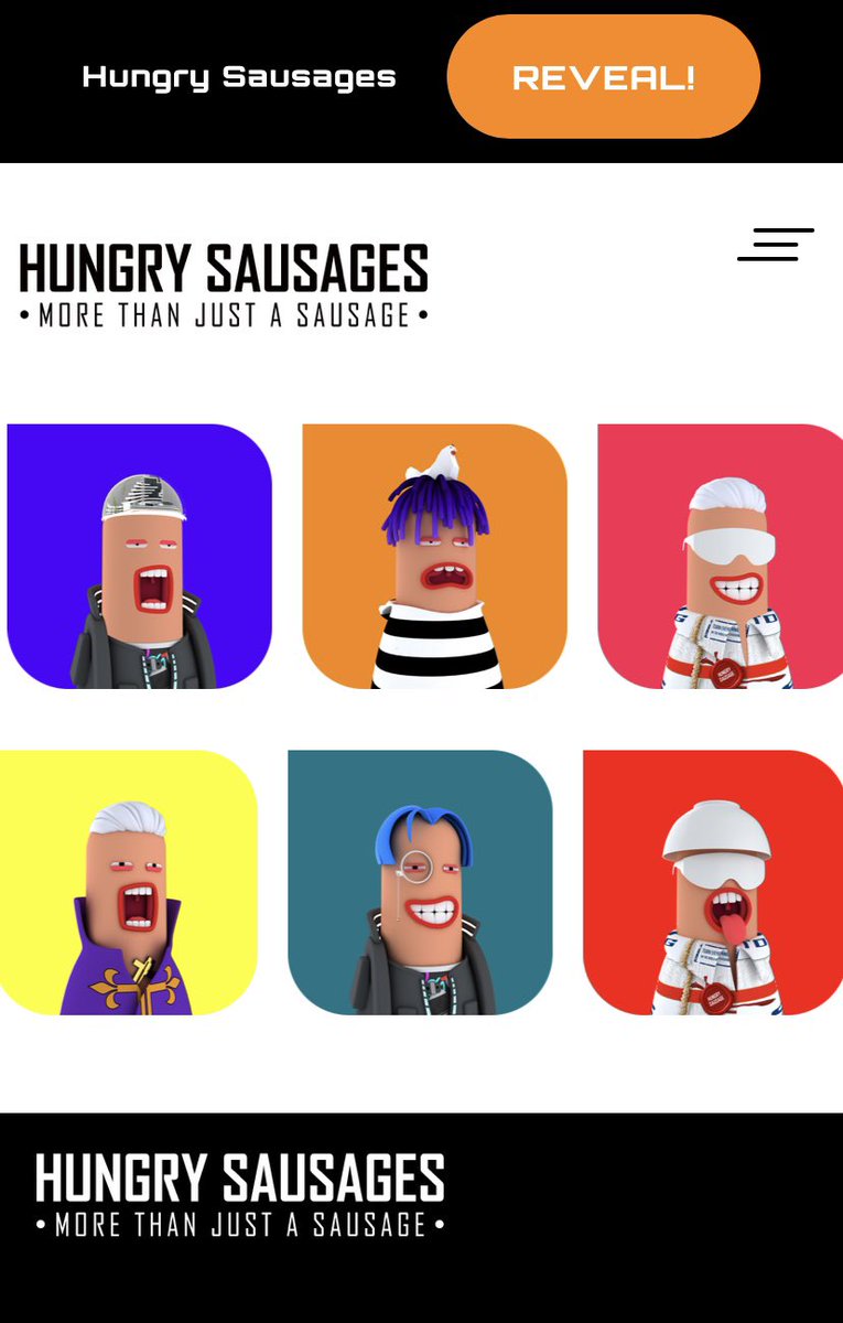 HungrySausages's tweet photo. Is time to reveal guys~🔥🔥🔥
#opensea #hungrysausage @LFG https://t.co/4JGyjy2DUO