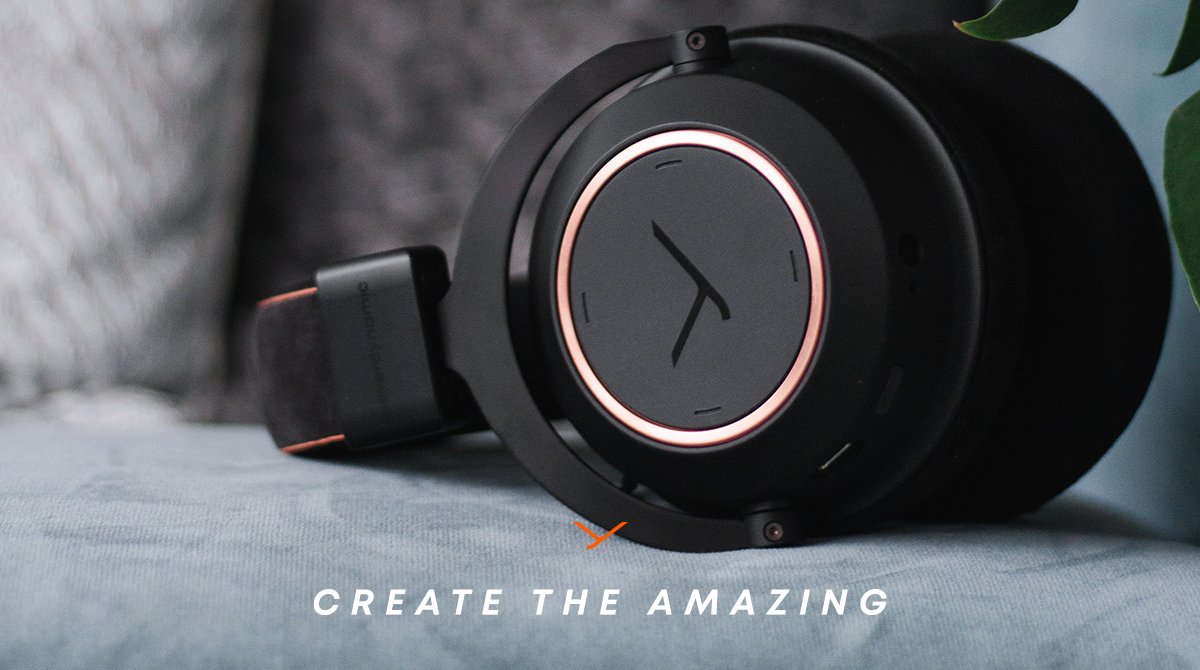 headphones Amiron wireless copper with 